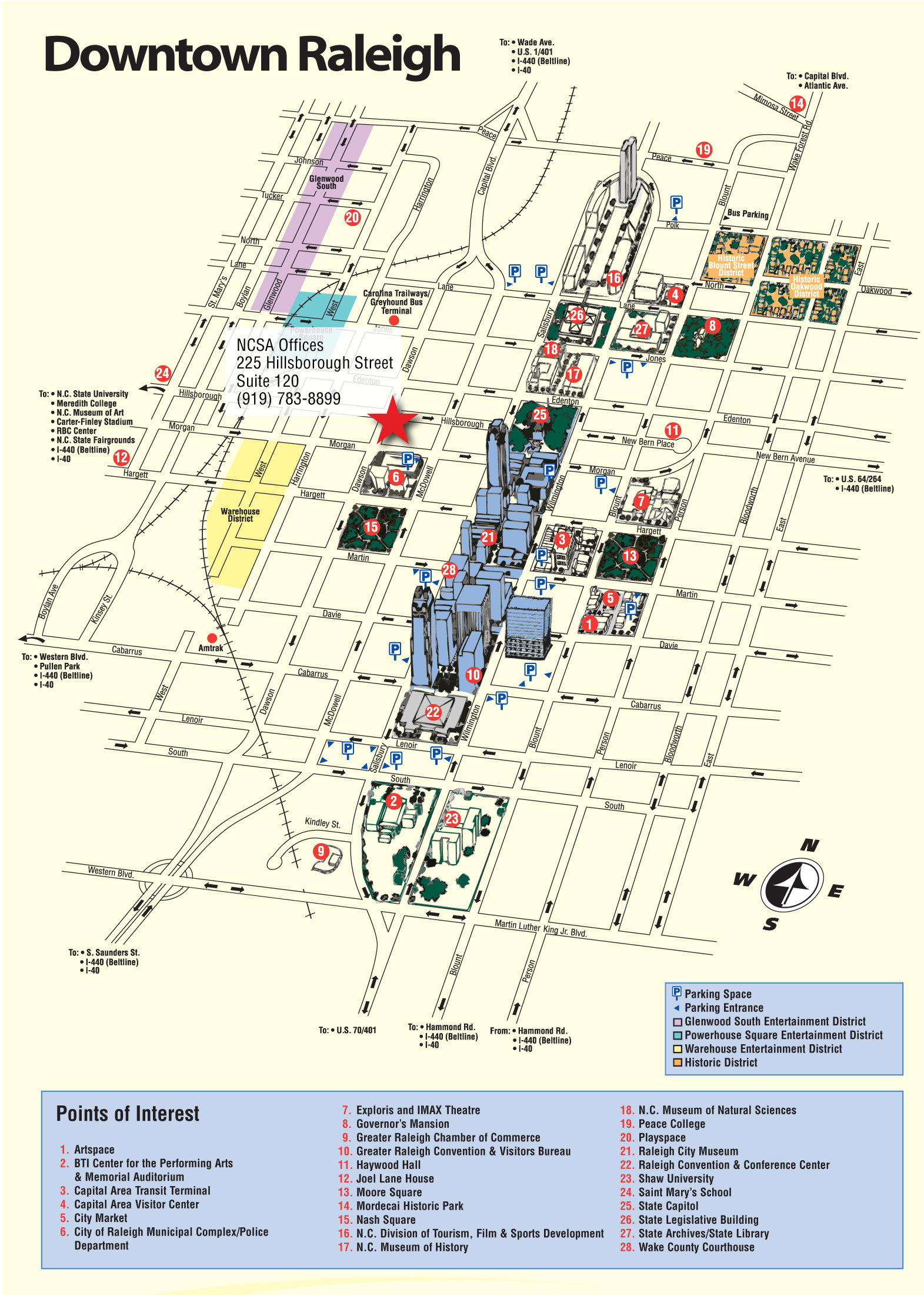 28 Map Of Downtown Raleigh - Maps Database Source