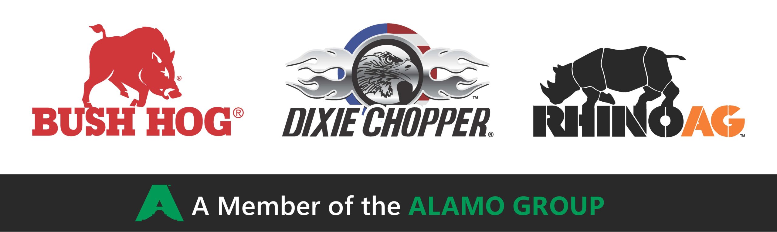 Alamo Group Ag Americas LLC dba Bush Hog, RhinoAg, and Dixie Chopper logo
