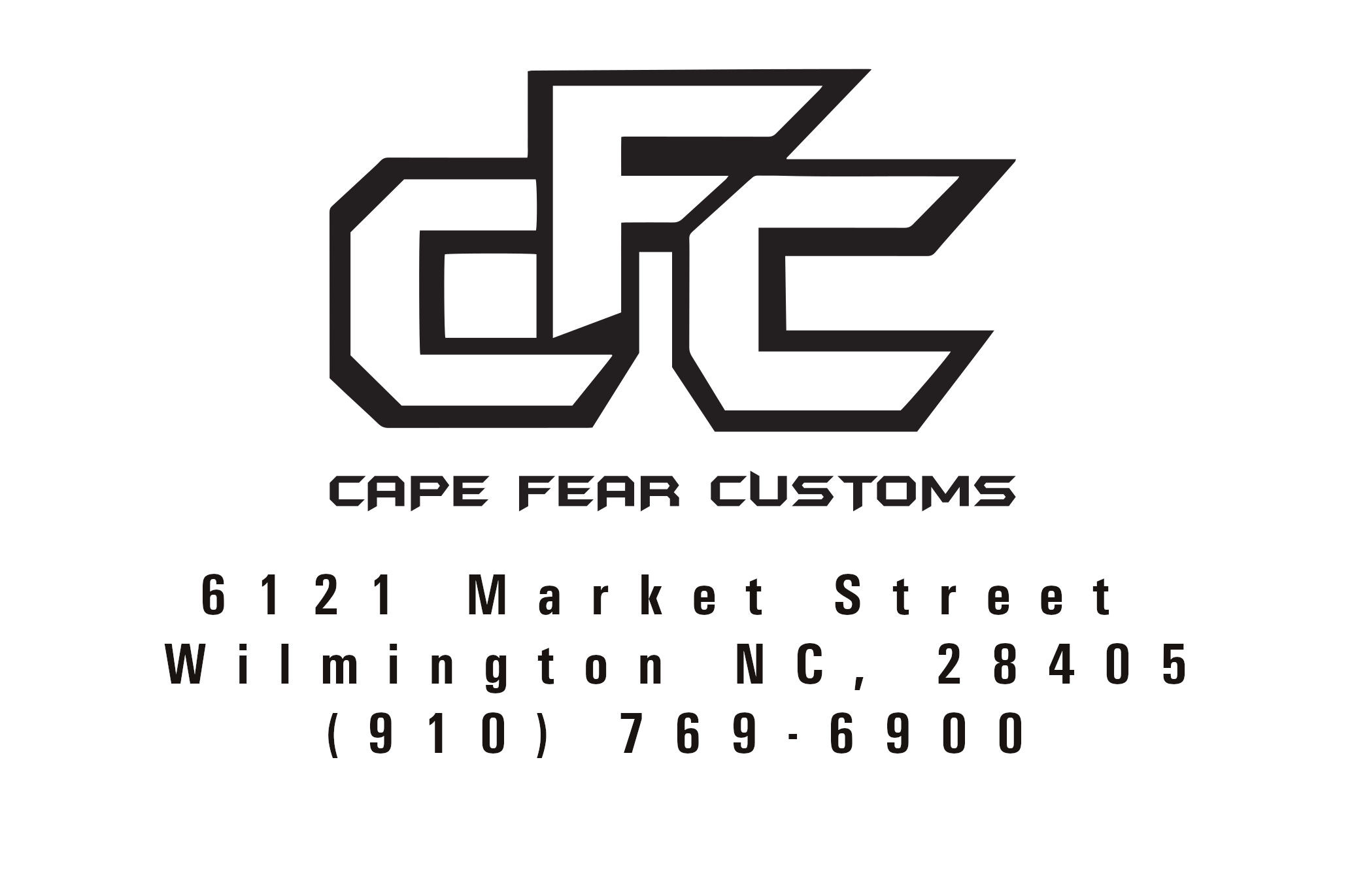 Cape Fear Customs logo